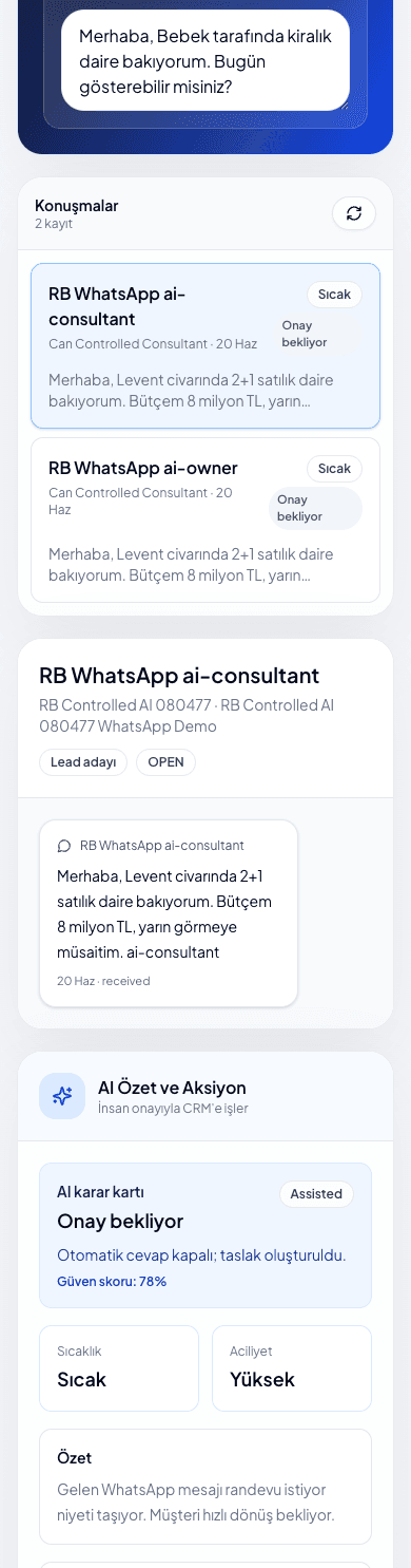 CRM Estafy gerçek ürün görseli
